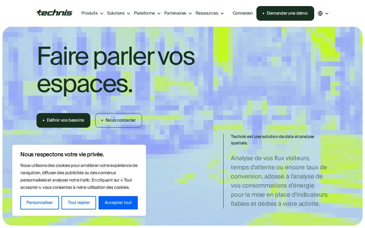 Technis website preview
