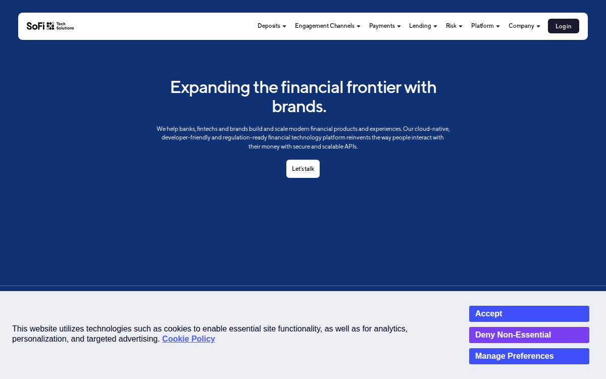 Technisys website preview