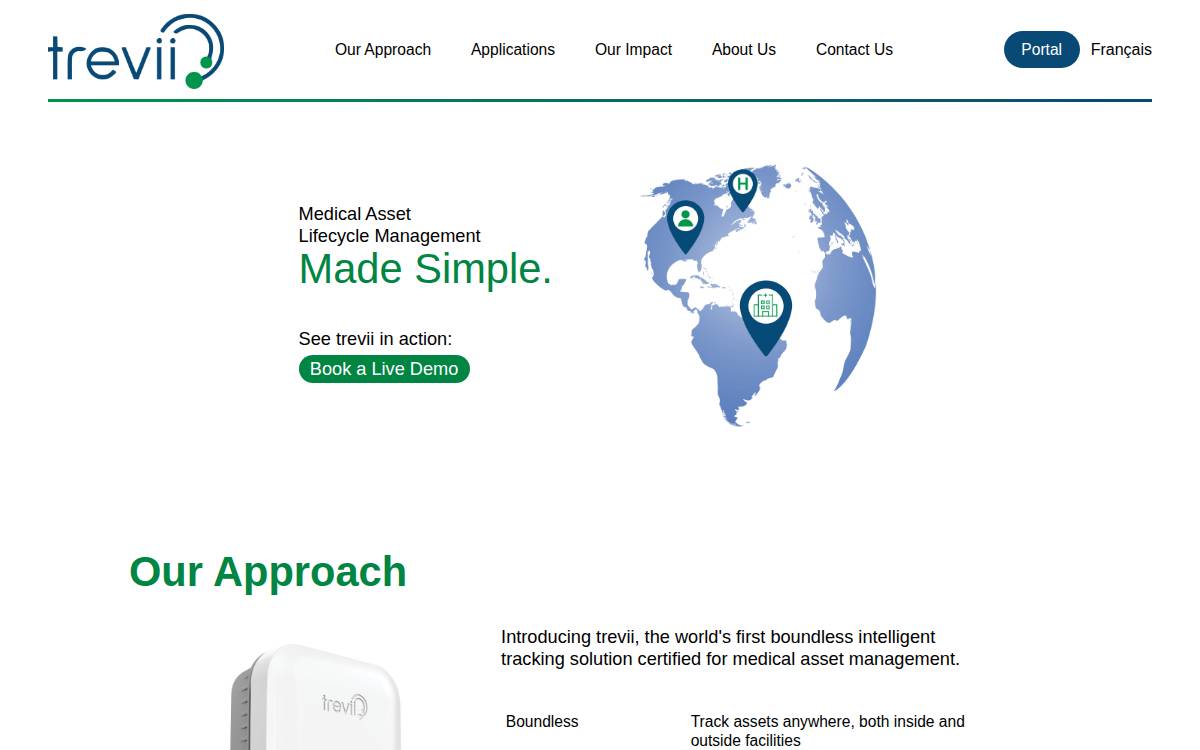 Technology Trace website preview