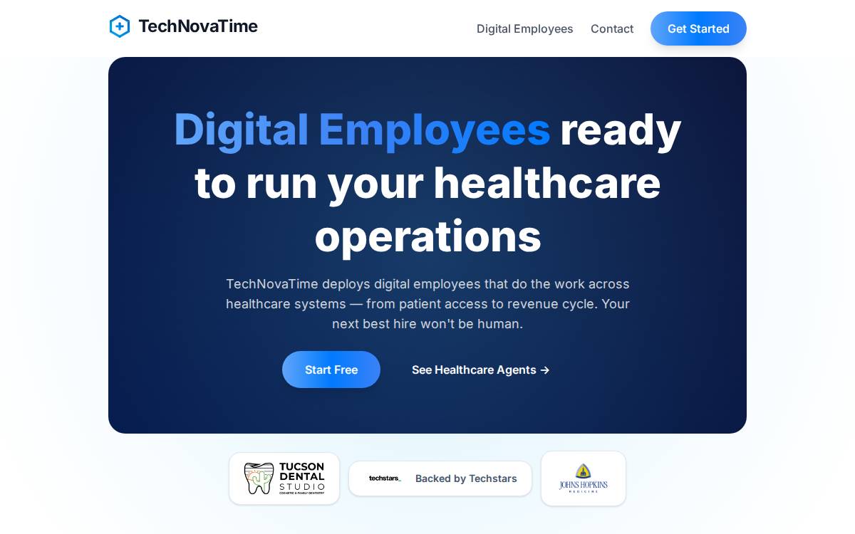 Technovatime website preview