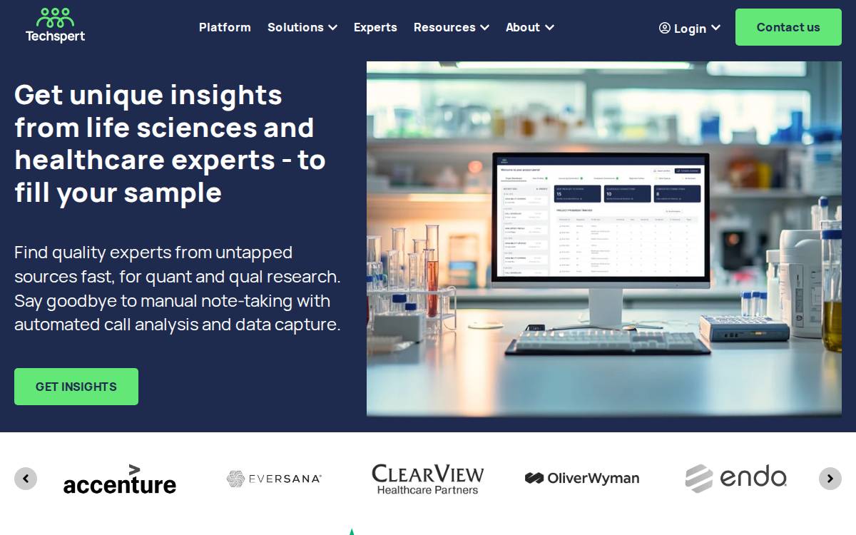 Techspert website preview