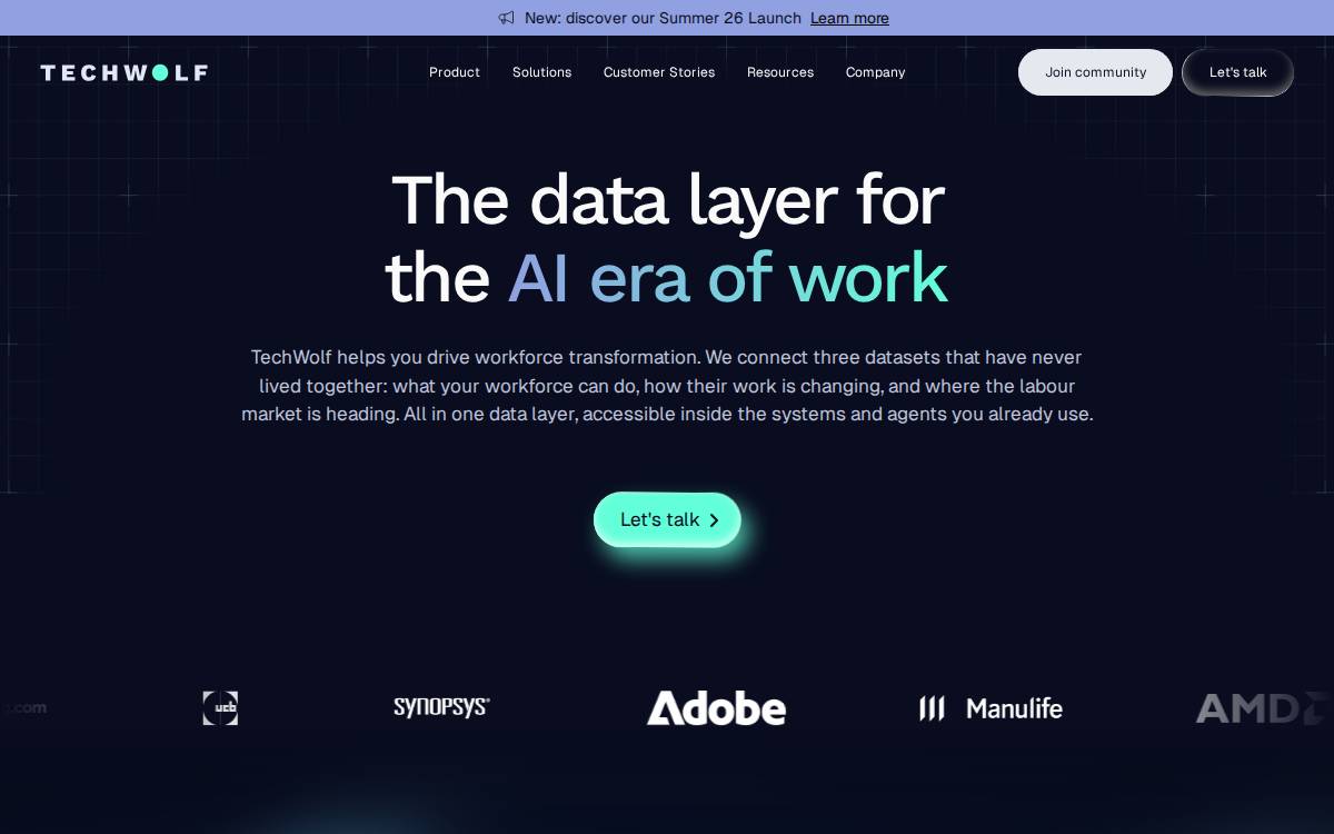 TechWolf website preview