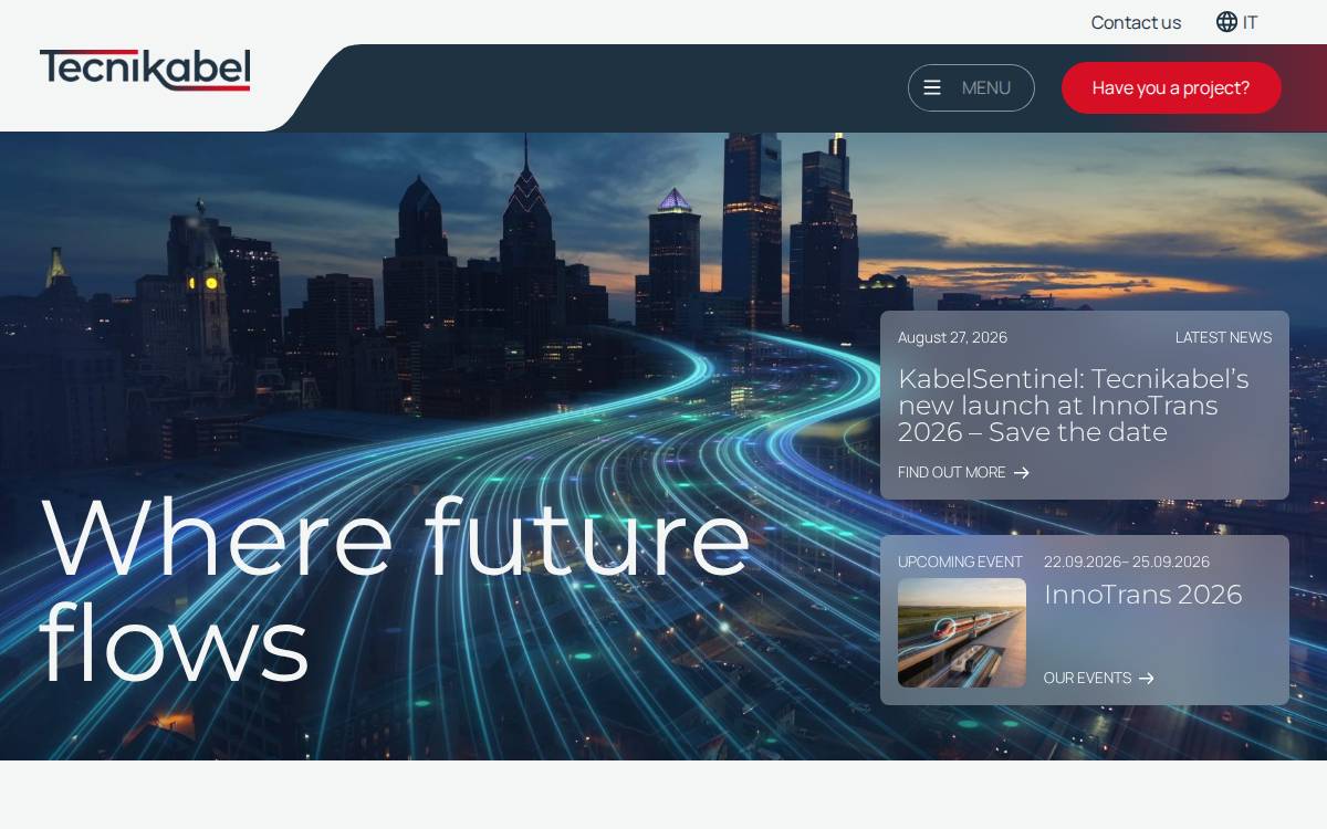 Tecnikabel website preview