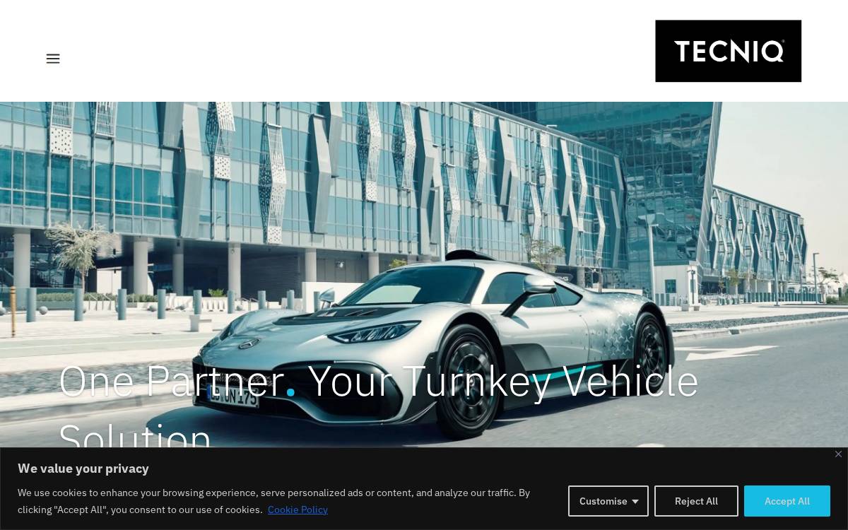 Tecniq website preview