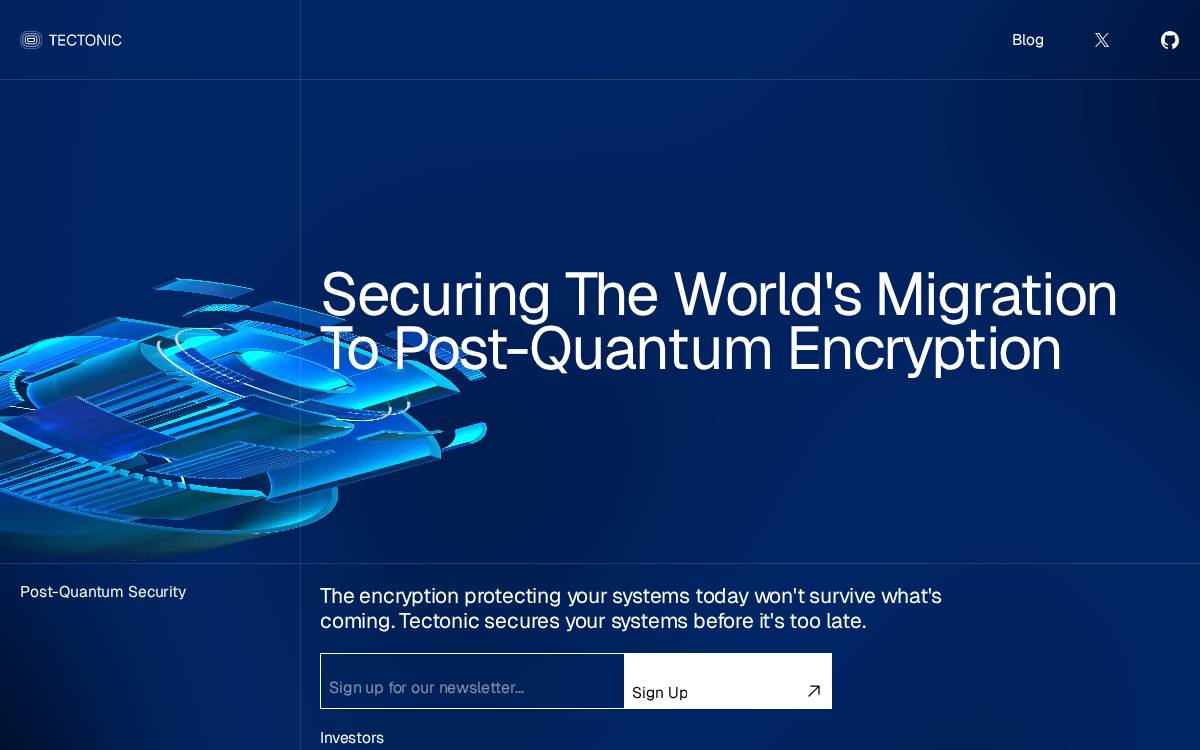 Tectonic website preview