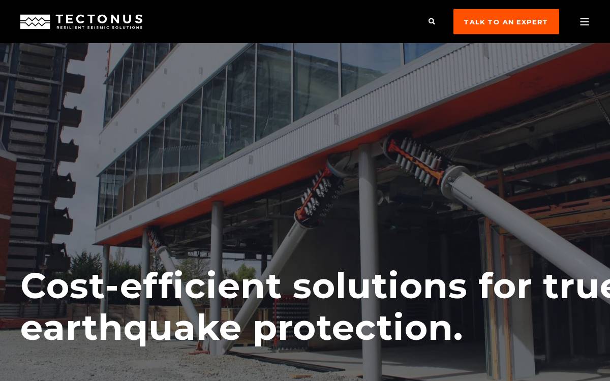 Tectonus website preview