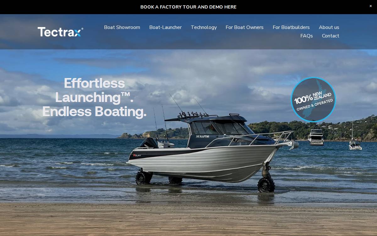 Tectrax website preview