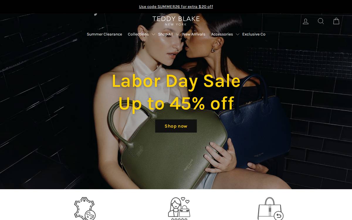 Teddy Blake website preview
