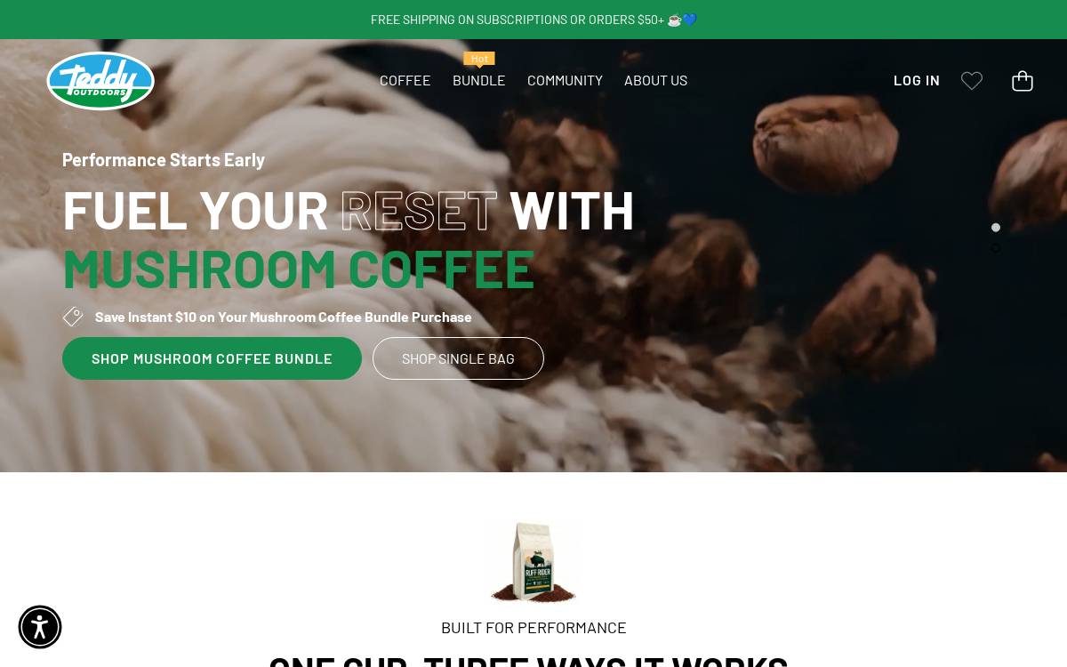 Teddy Outdoors website preview
