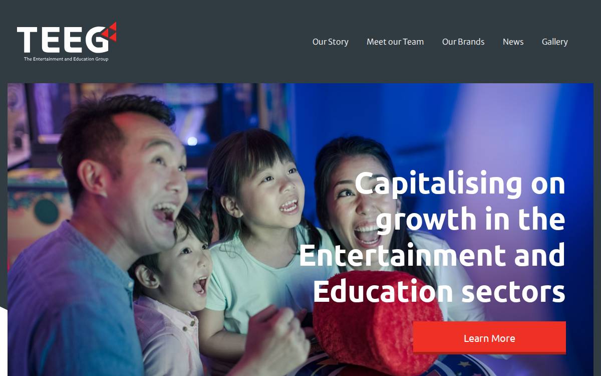 Teeg website preview
