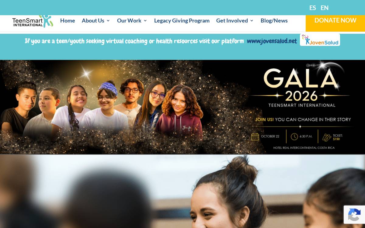 TeenSmart website preview