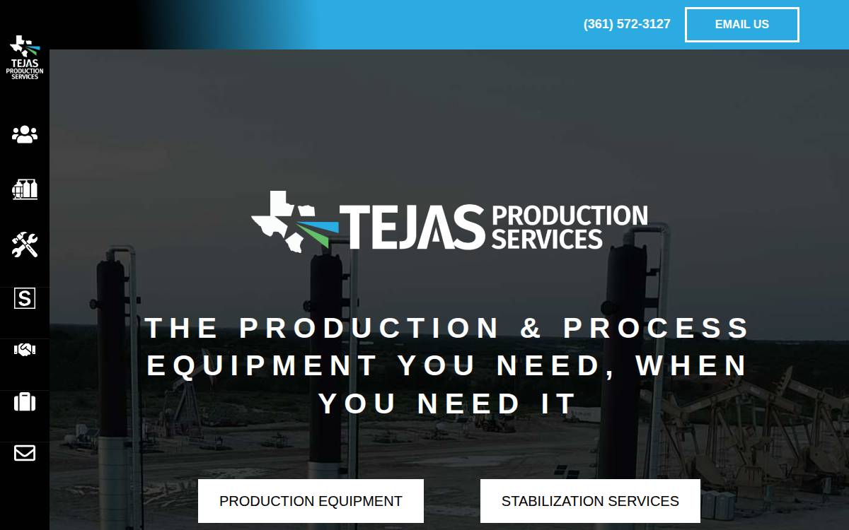 Tejasproduction website preview