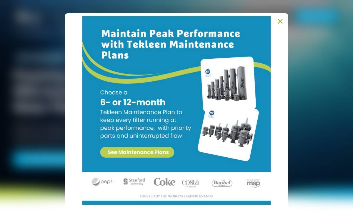 Tekleen website preview