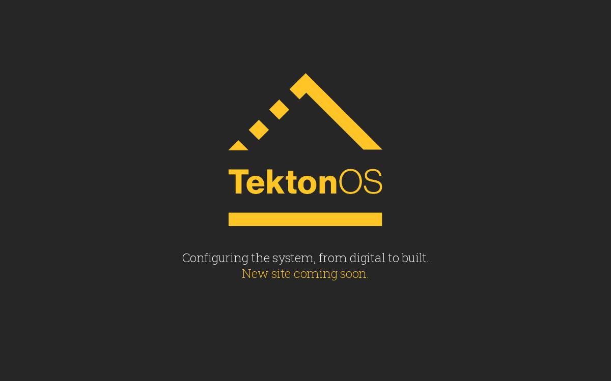 Tekton website preview
