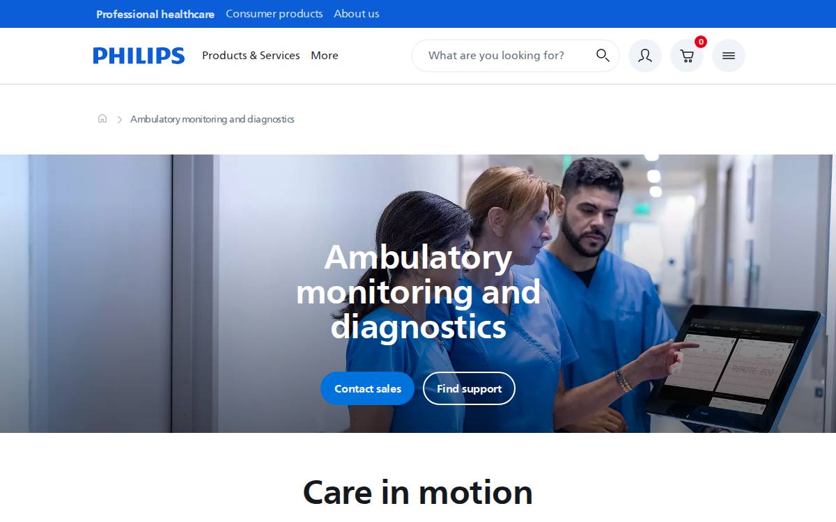 Telcare website preview