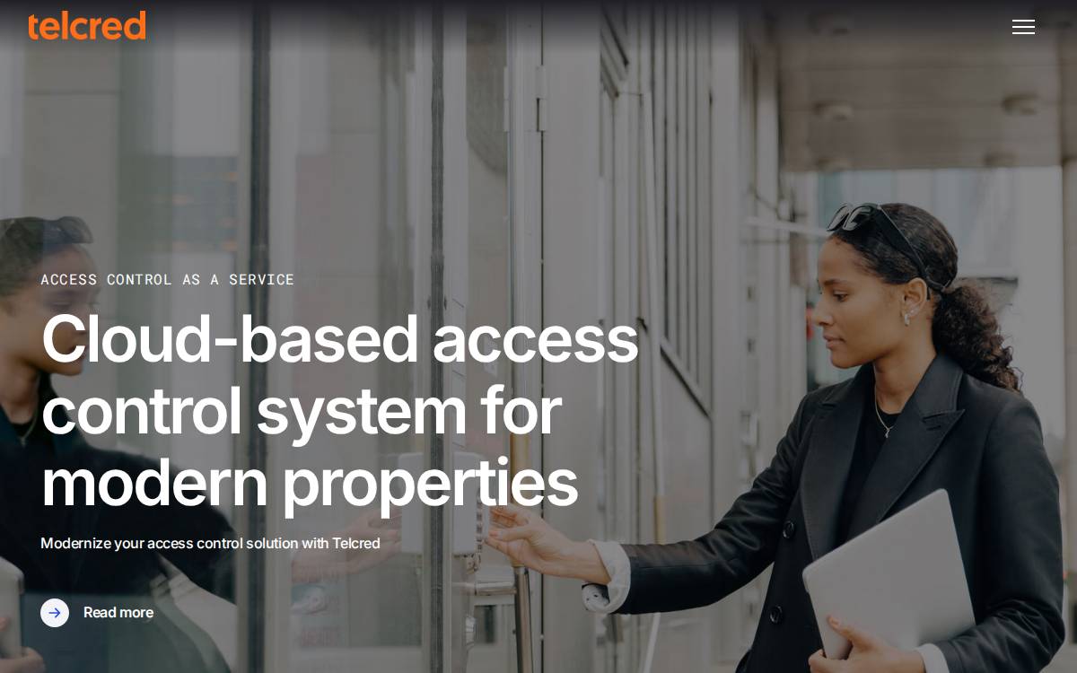 Telcred website preview