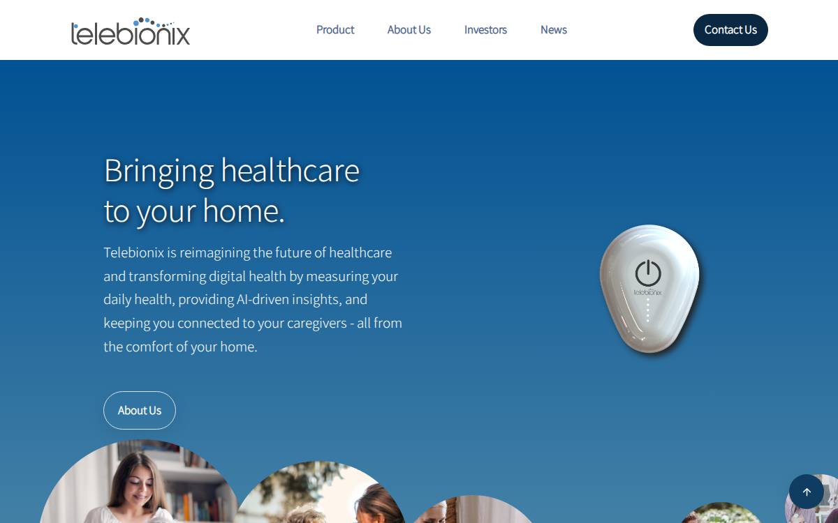 Telebionix website preview