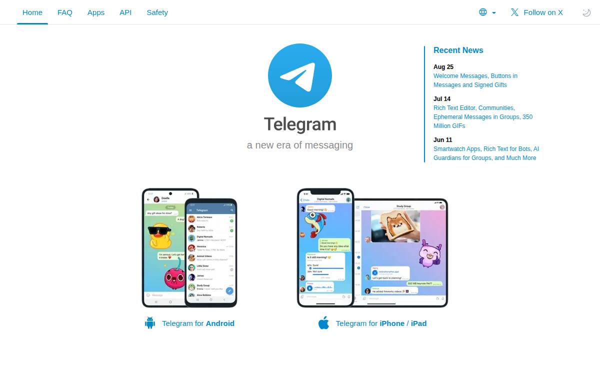 Telegram @kf_finance website preview