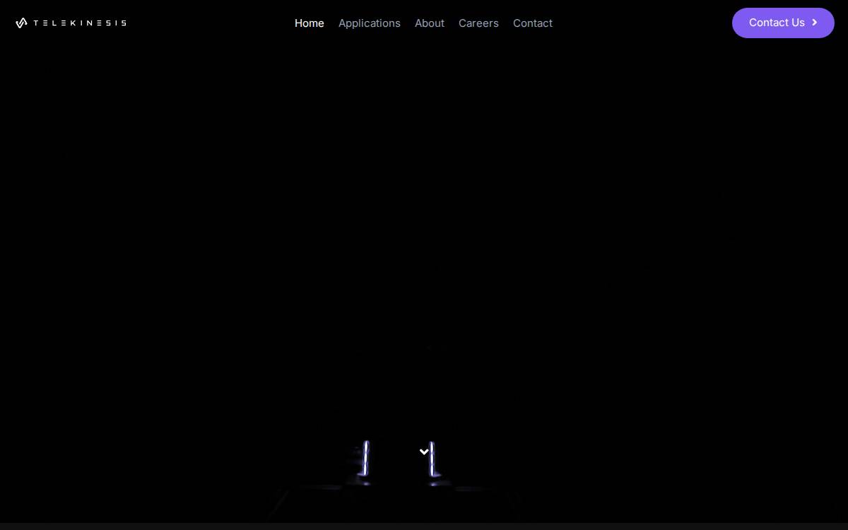 Telekinesis.ai website preview