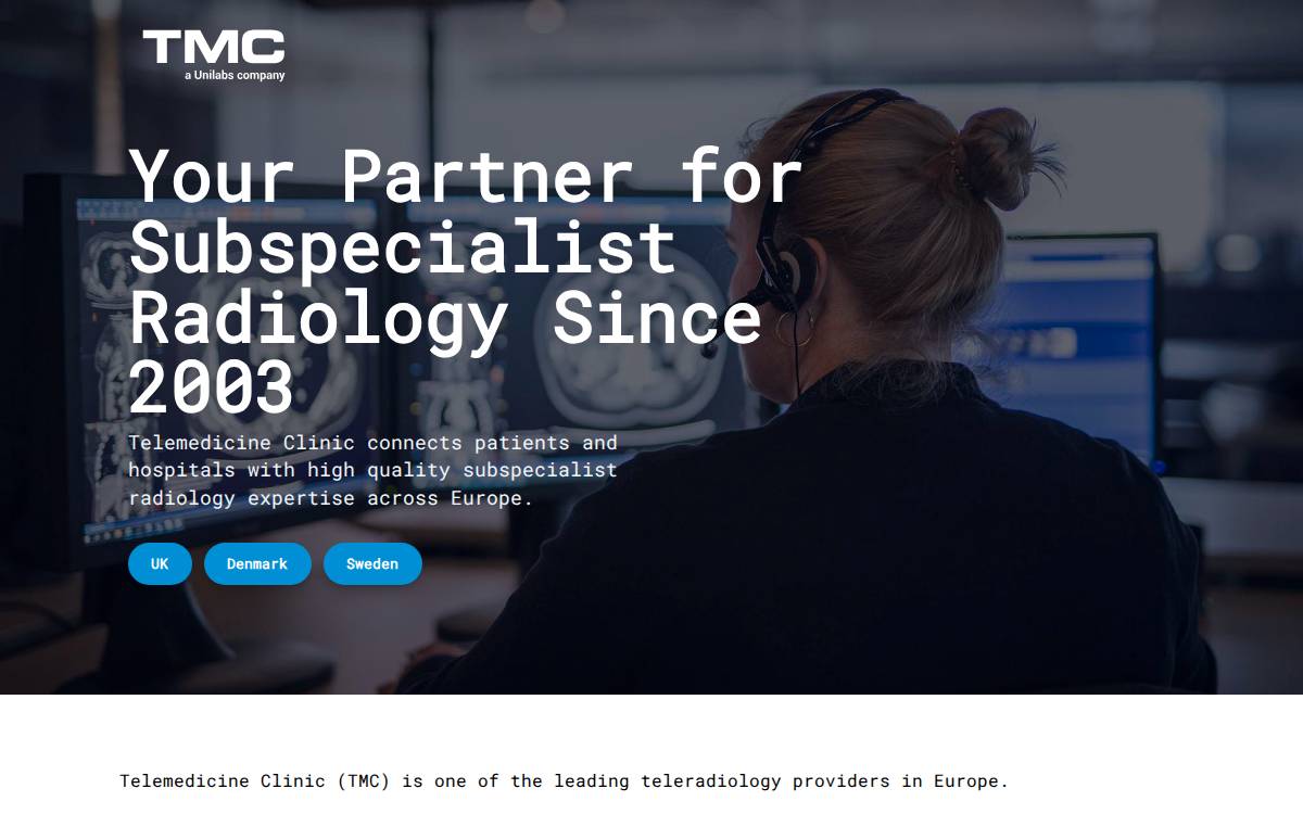 Telemedicine Clinic website preview