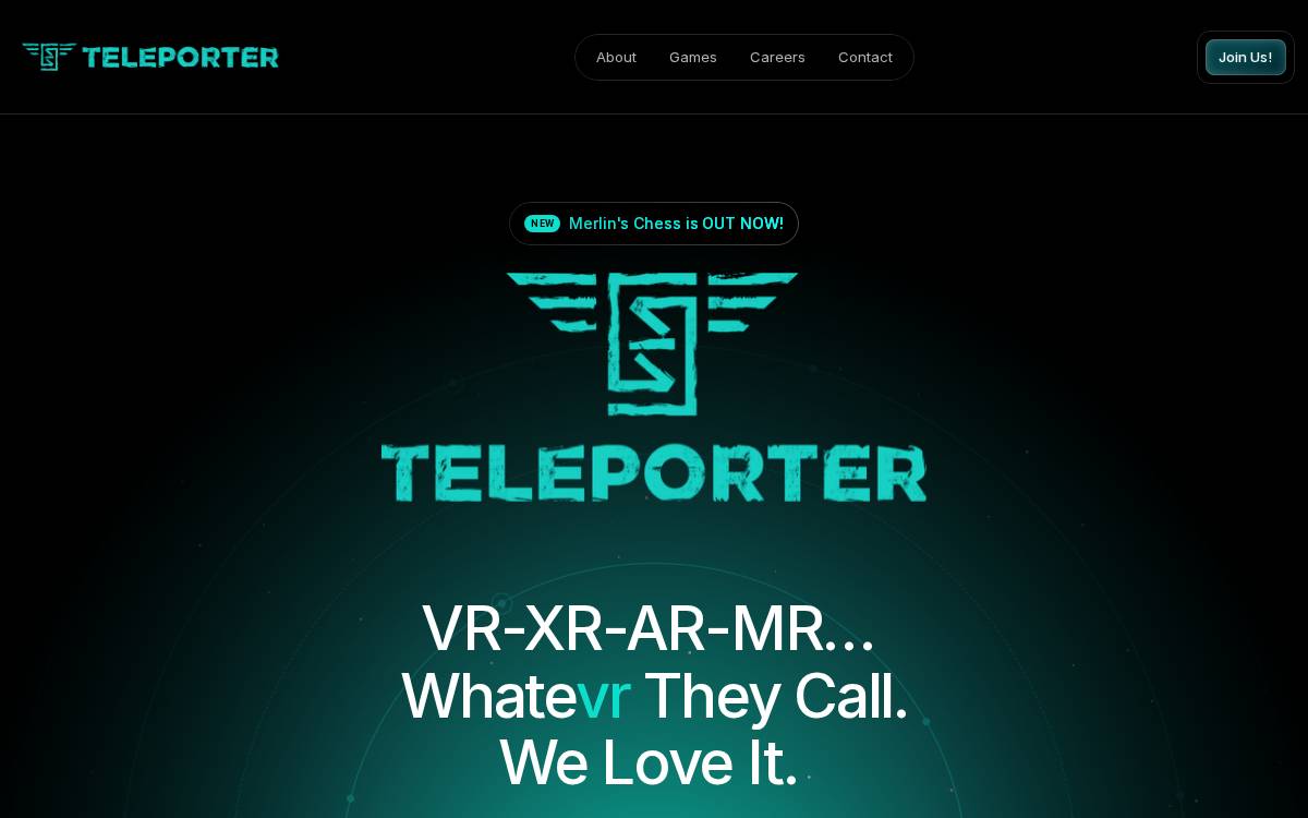 teleporter website preview