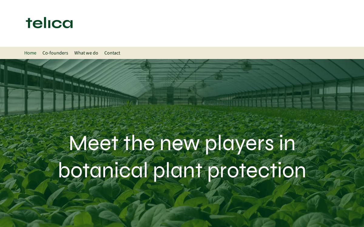 Telica Microbials Website website preview