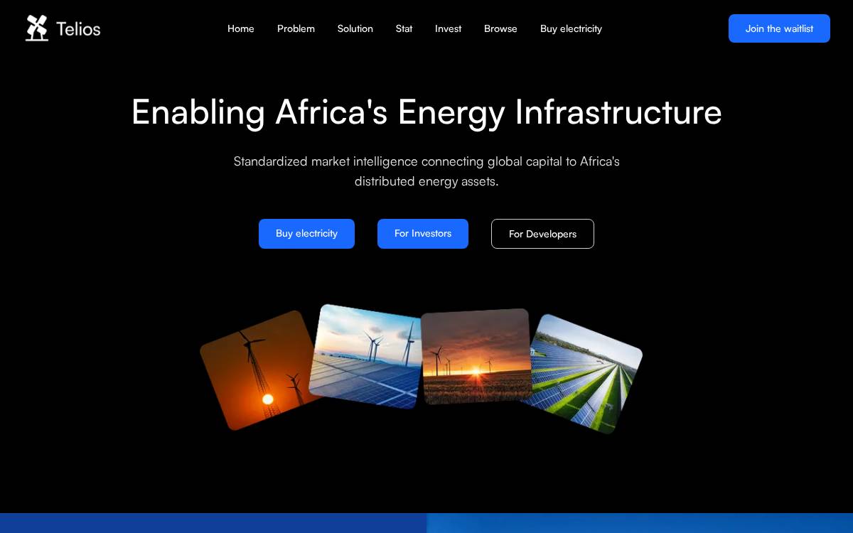 Telios website preview