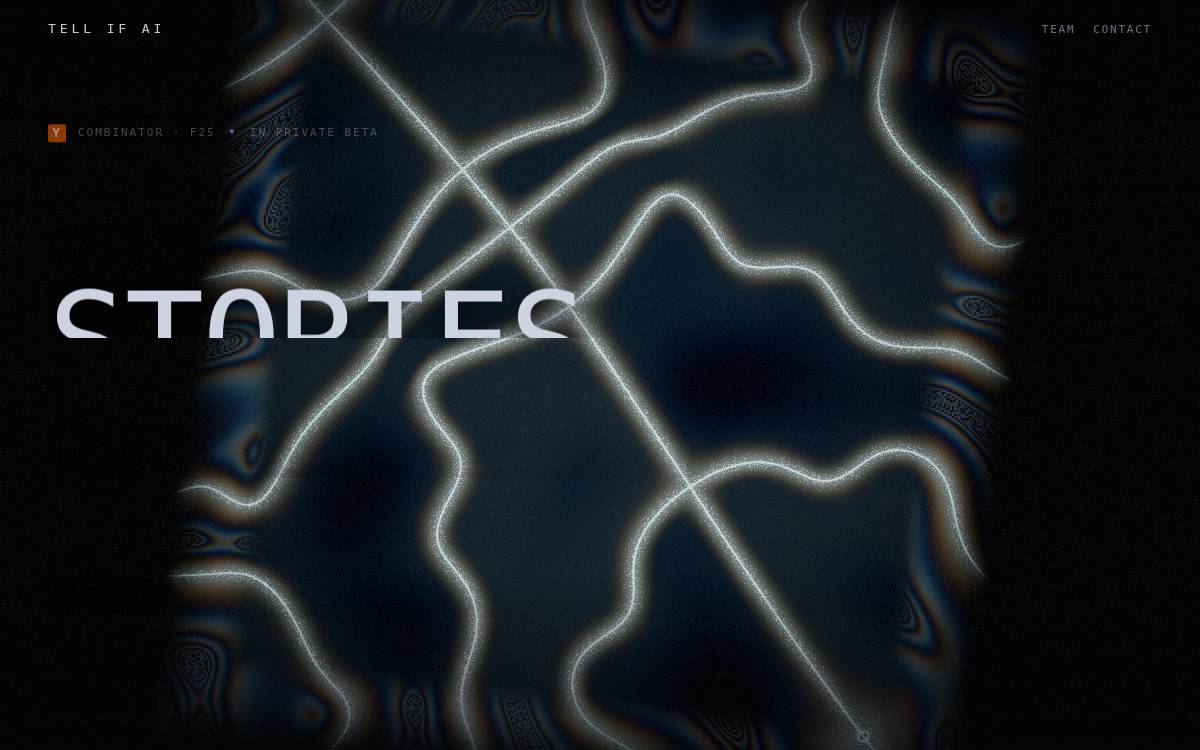 Tell if AI website preview