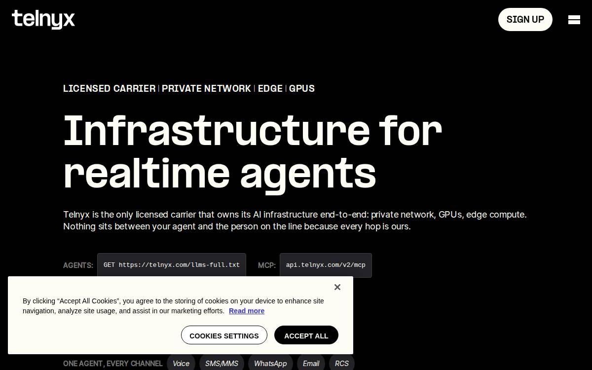 telnyx website preview