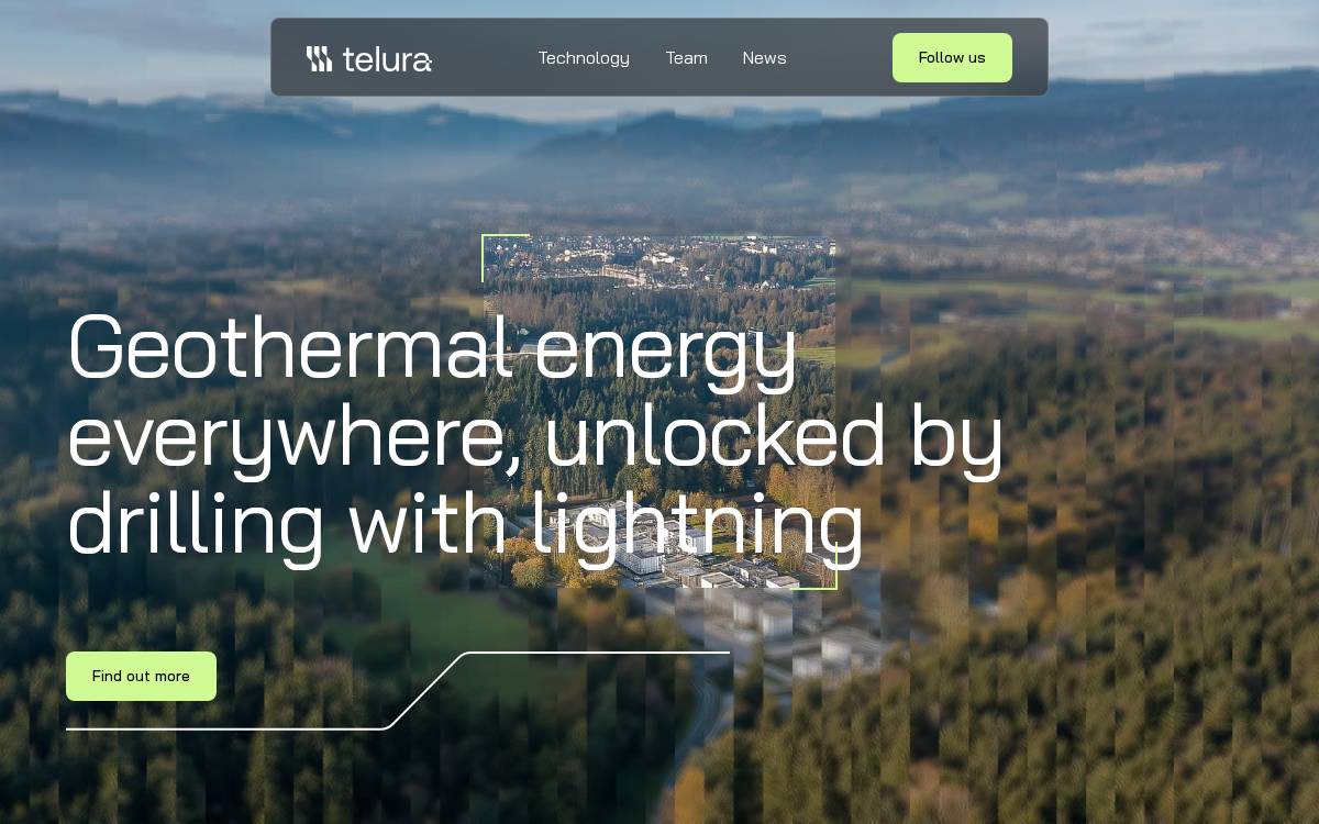 Telura website preview