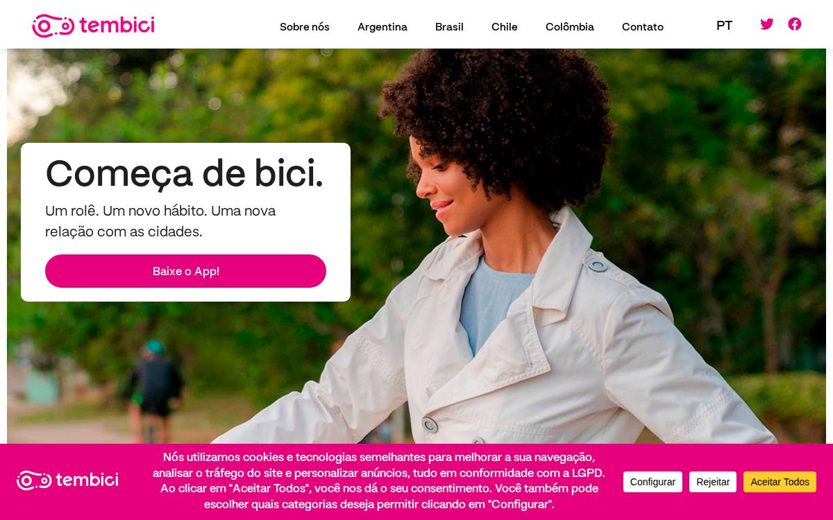 Tembici website preview