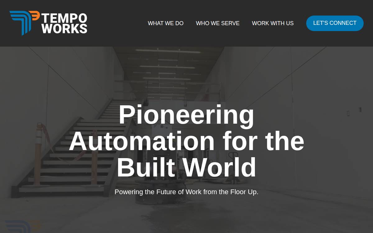 Tempo Works website preview