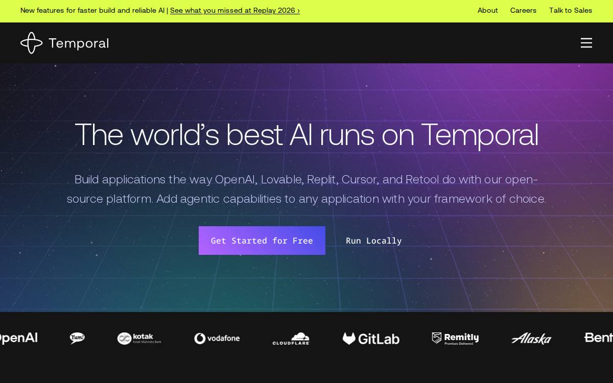 Temporal website preview