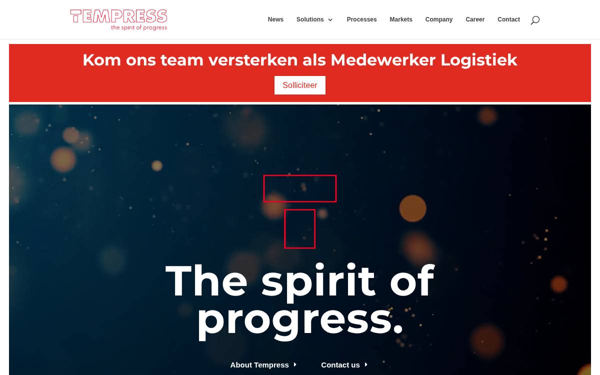 Tempress website preview