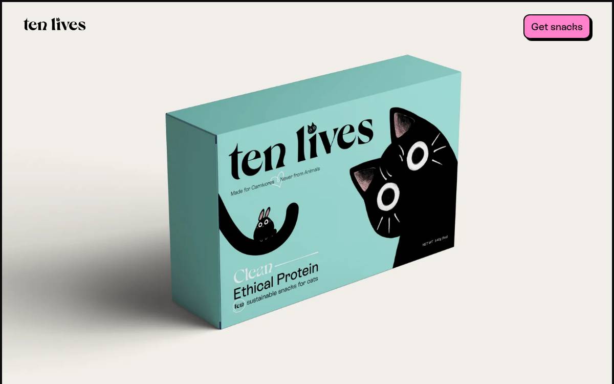 Ten Lives website preview