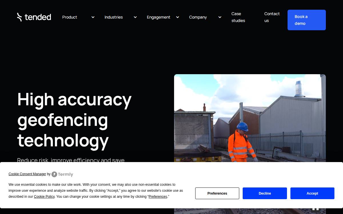 Tended website preview