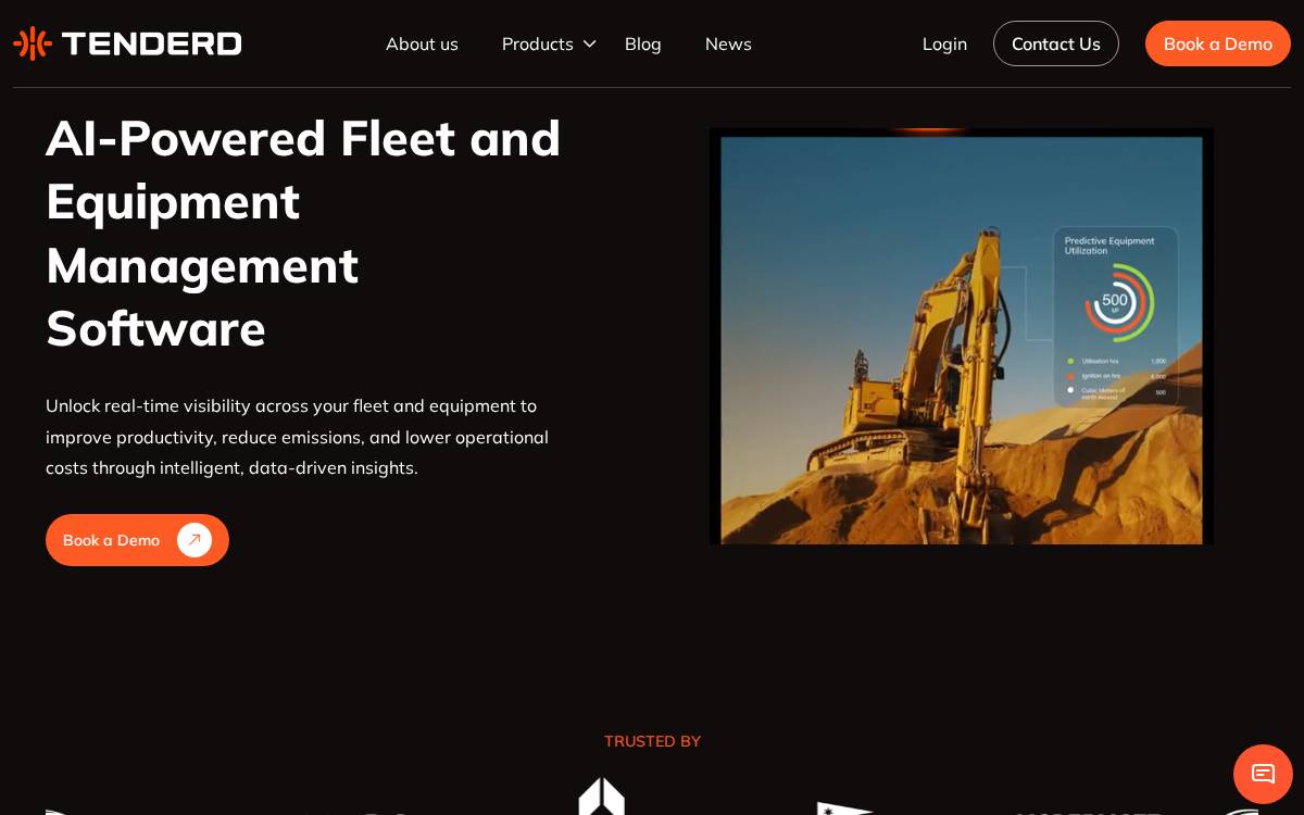 TENDERD website preview