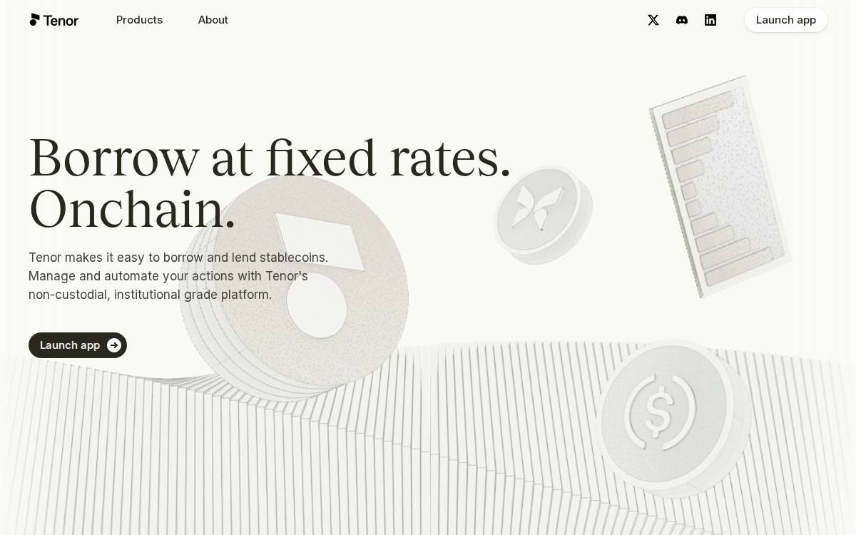 Tenor website preview