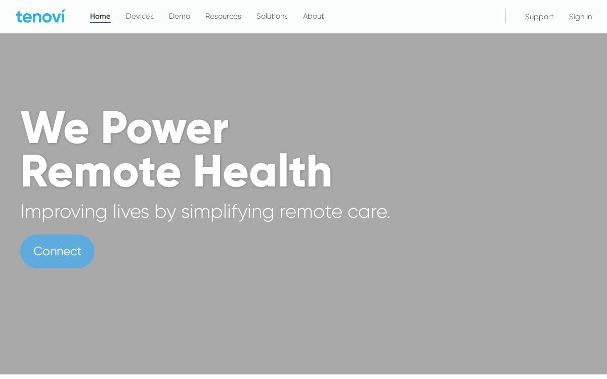 Tenovi website preview