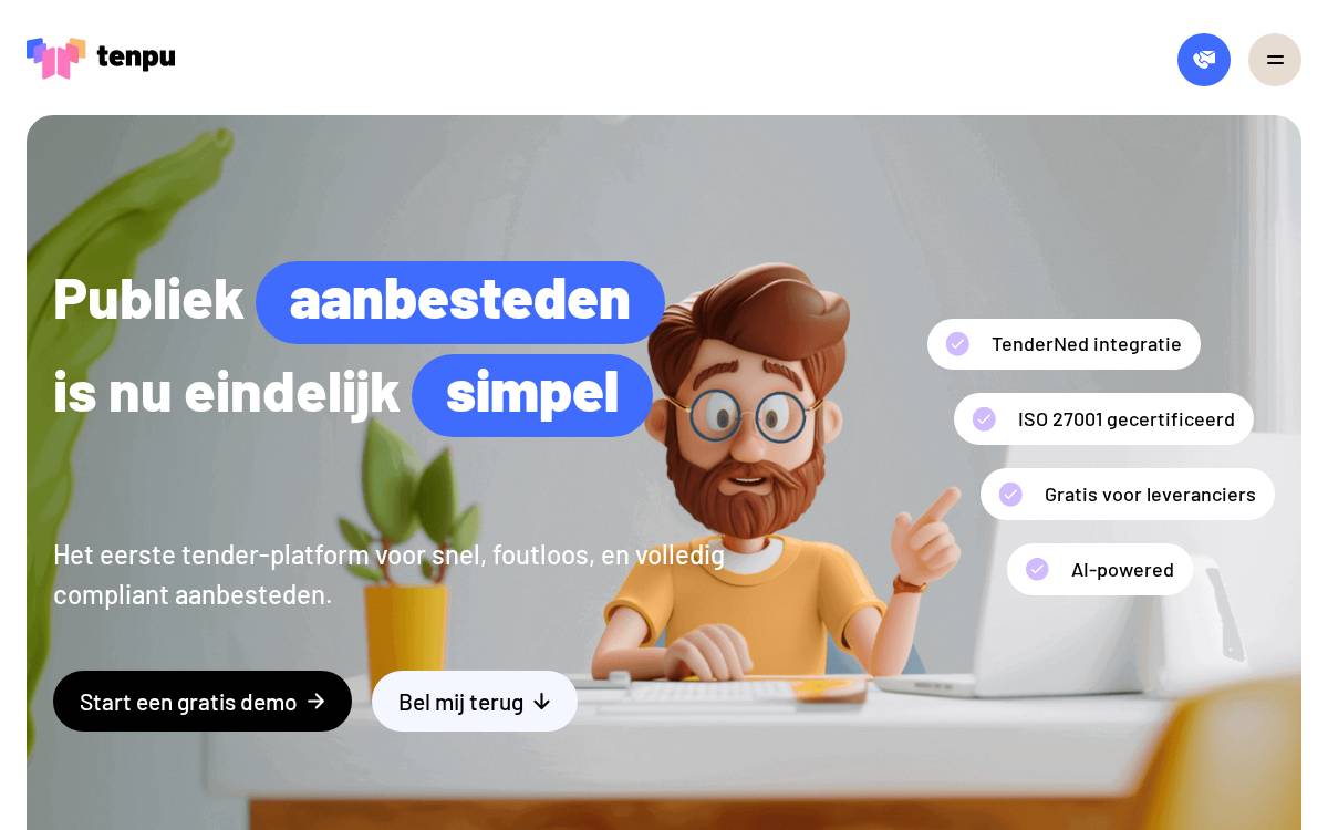Tenpu website preview