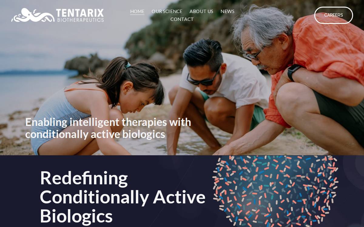 Tentarix website preview