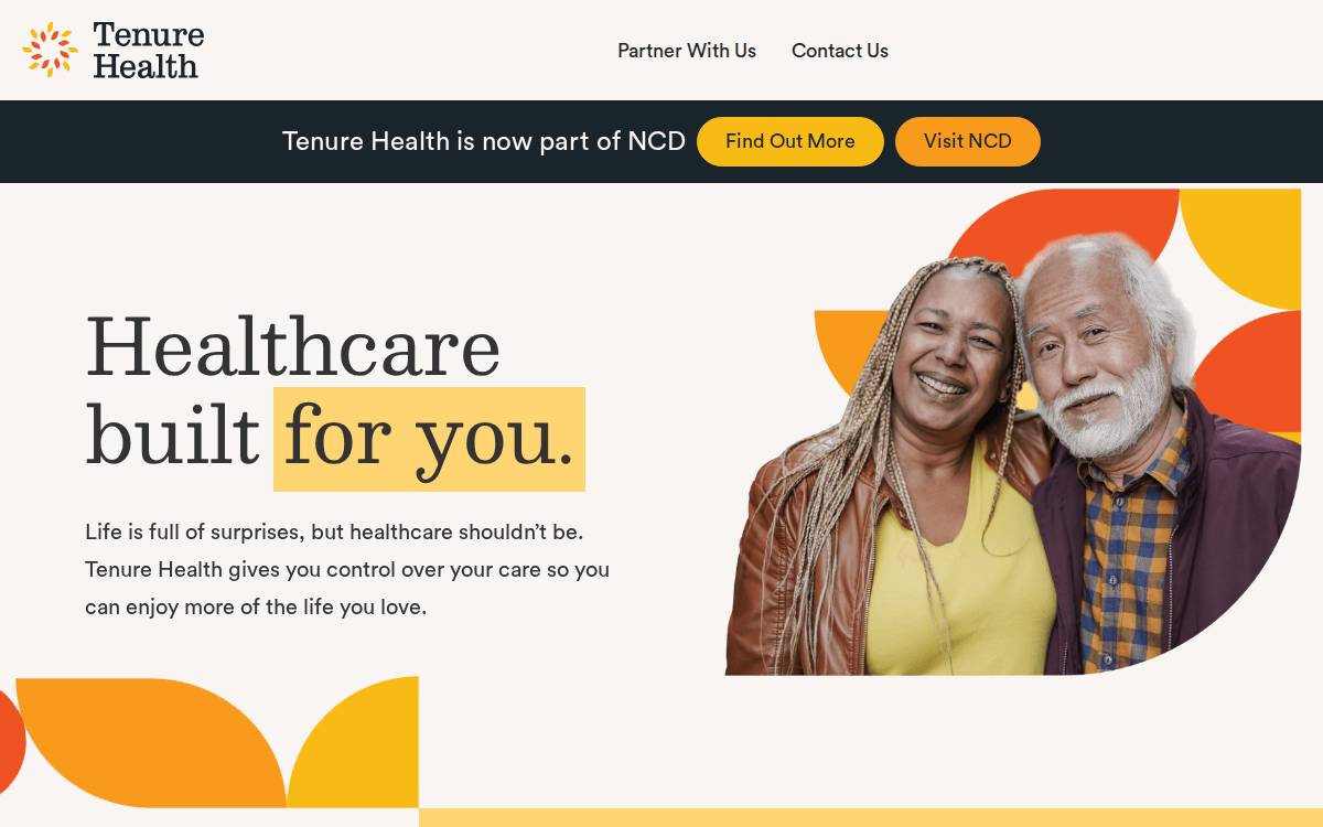 Tenure website preview