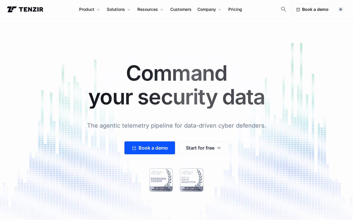 Tenzir website preview