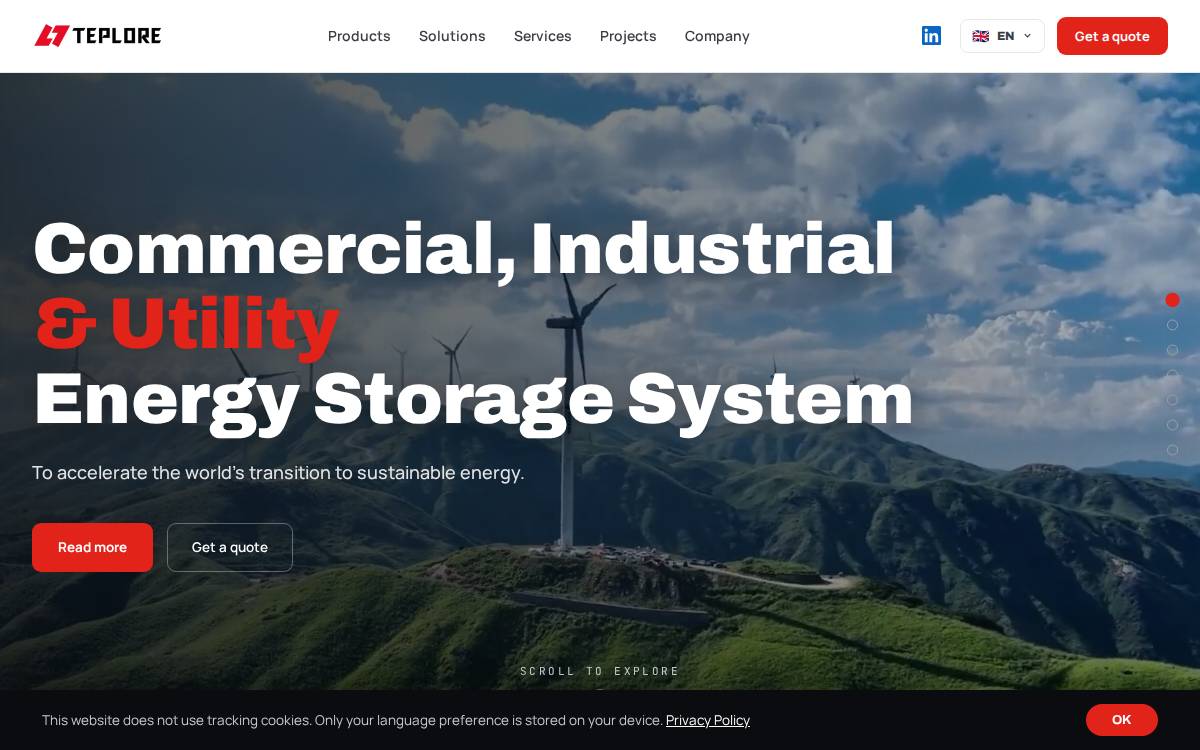 Teplore（零探智能） Active IoT/Industrial 中国 website preview