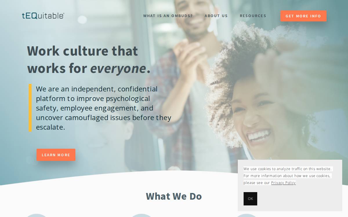 tEQuitable website preview