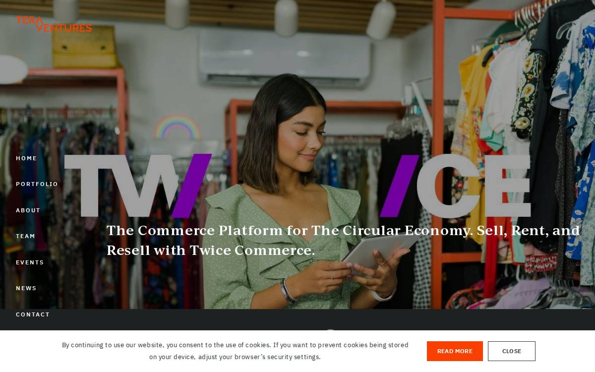Tera Ventures I website preview