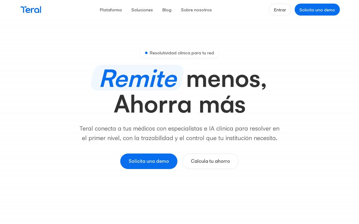 TERAL website preview