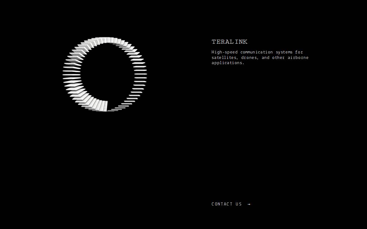 Teralink website preview