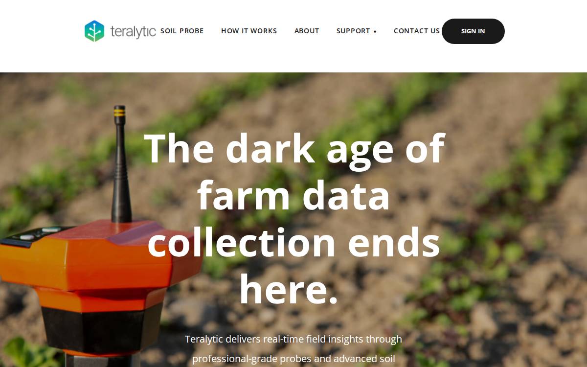 Teralytic website preview