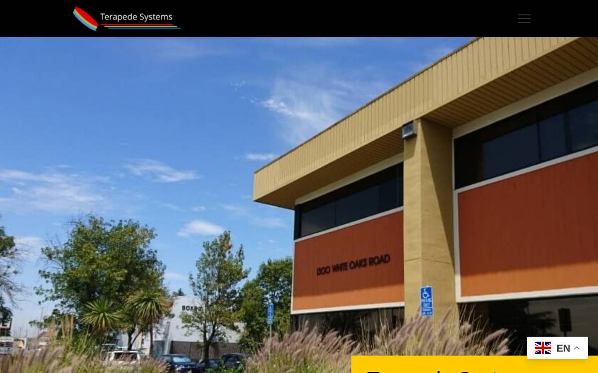 Terapede Systems website preview